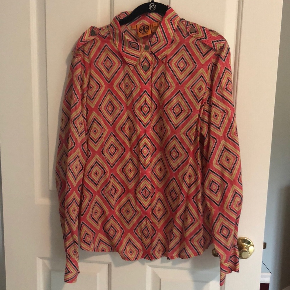 Tory Burch Patterned Blouse - Picture 1 of 3